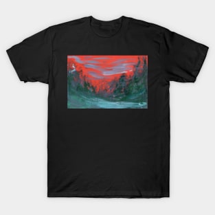 Red Sky At Night T-Shirt